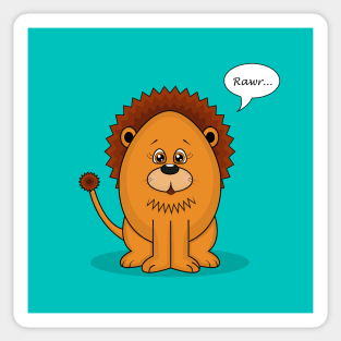 Eggy Lion Sticker
